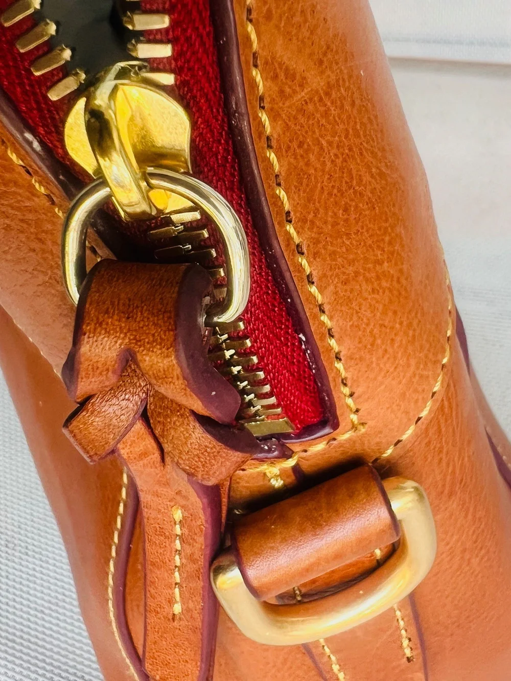 NWT Dooney & Bourke Florentine Cameron Leather Satchel (458$ Retail)